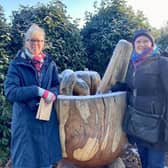 Volunteers Steph and Hazel helped to create and develop the Human Nature Garden in Horsham Park