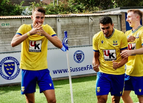 Lancing FC v Harefield United, FA Cup preliminary round