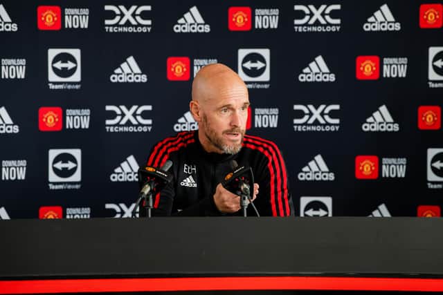 Manchester United manager Erik ten Hag has lauded Brighton & Hove Albion ahead of this weekend’s opening round of Premier League fixtures. Picture by Ash Donelon/Manchester United via Getty Images
