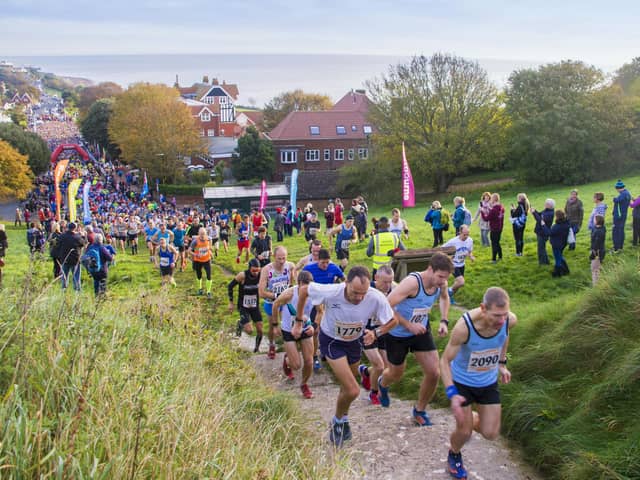 The Beachy Head Marathon goes ahead this weekend in less-than-pleasant conditions | Picture by Matt Kuchta
