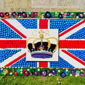Coronation Mural by the children from Holy Cross Church 