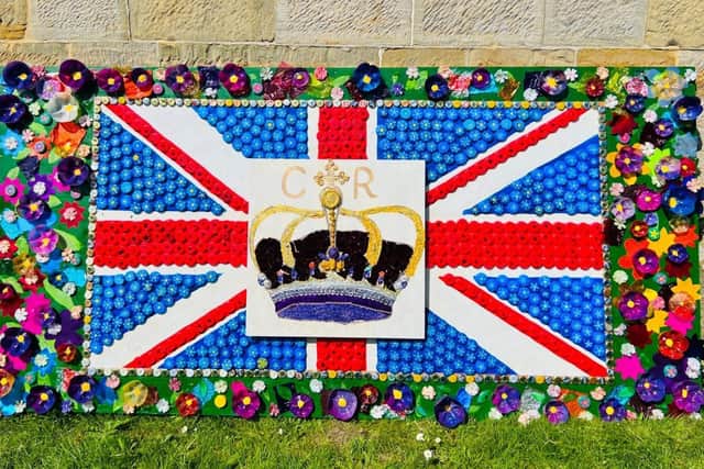 Coronation Mural by the children from Holy Cross Church 