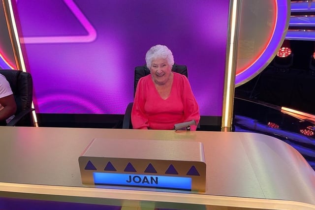 Crawley resident Joan Izzard celebrates her 100th birthday on Wednesday, February 7. Here she is pictured on Blankety Blank
