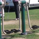 Existing outdoor gym equipment at the Western Road Recreation Ground