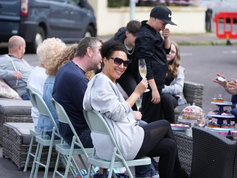Coronation street party in Lavington Road, Worthing