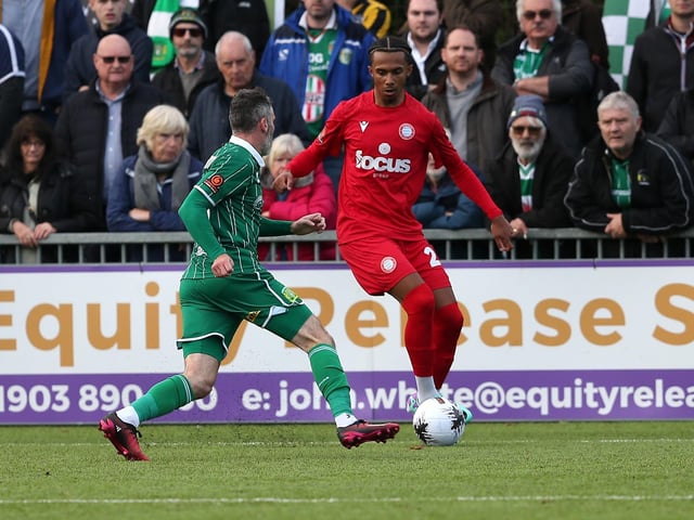 Worthing v Yeovil Town at Woodside Road