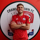 Laurence Maguire has joined Crawley Town on loan from Chesterfield. Picture: CTFC