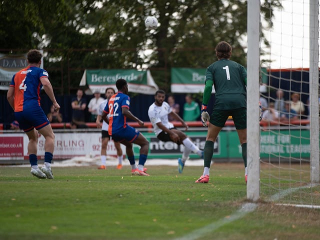 Horsham FC moved up to second in the National League South with a hard-fought 2-1 win at Braintree Town