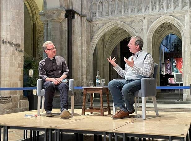 The Reverend Richard Coles at the Chichester Children's Bookfest.  Picture by Daniel Inman
