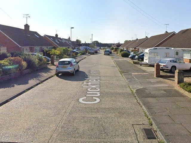 In Salvington, the average sale price for the 12 months to September 2022 was £380,500 – 5.7 per cent up on the previous year