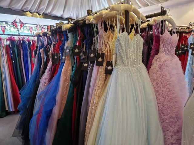 Carolyn Keyes, dress boutique, in Worthing dresses hundreds of girls for prom each year