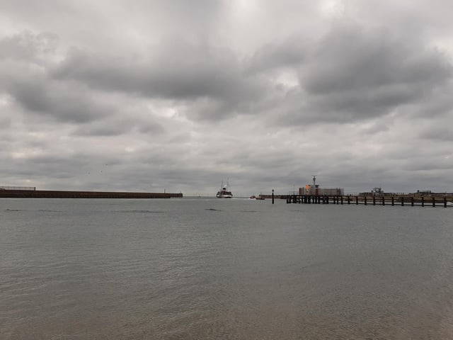 Amazing, stunning, emotional - the large crowd that stood on Kingston Beach to watch the world’s last seagoing paddle steamer make its inaugural visit to Shoreham was visibly moved by the sight of the Waverley making its way in and out of the harbour on Wednesday, September 13.
