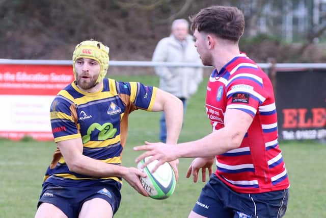 Sam Evans in action for Worthing Raiders away to Tonbridge Juddians | Picture: Colin Coulson