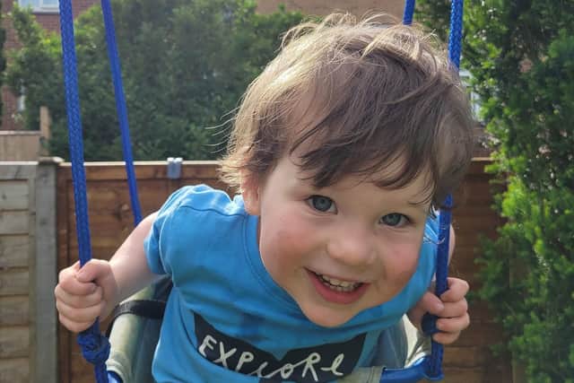 Three-year-old Teddy from Hassocks was diagnosed with neuroblastoma in July last year