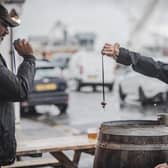 Conker championship outside the Albion pub. Pics by Catherine Gregson-Bourke