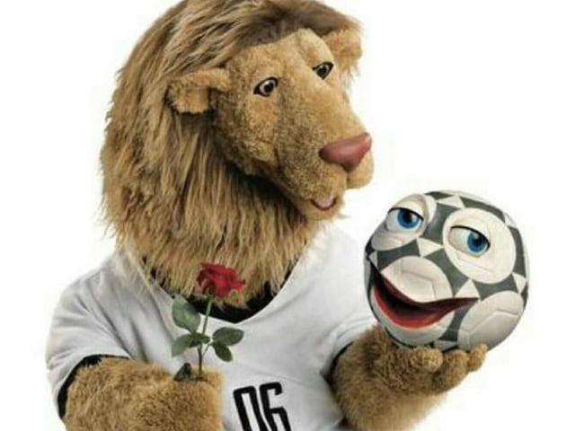 A lion mascot isn’t exactly uncommon for football teams.
England has one, as do several English clubs including Chelsea, Aston Villa, Middlesbrough, Bolton and many more.
But the lion mascot for the 2006 World Cup in Germany was a little different - maybe it’s his animated football friend that’s off-putting.