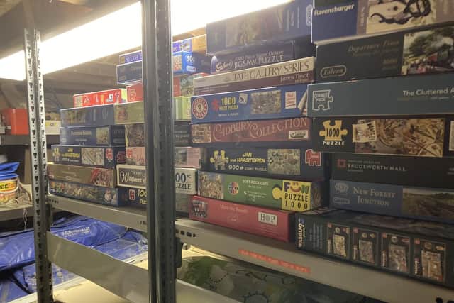 The puzzles ready to be sold