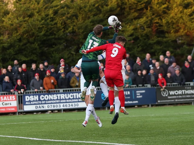 Worthing take on Chelmsford City in the National League South at Woodside Road