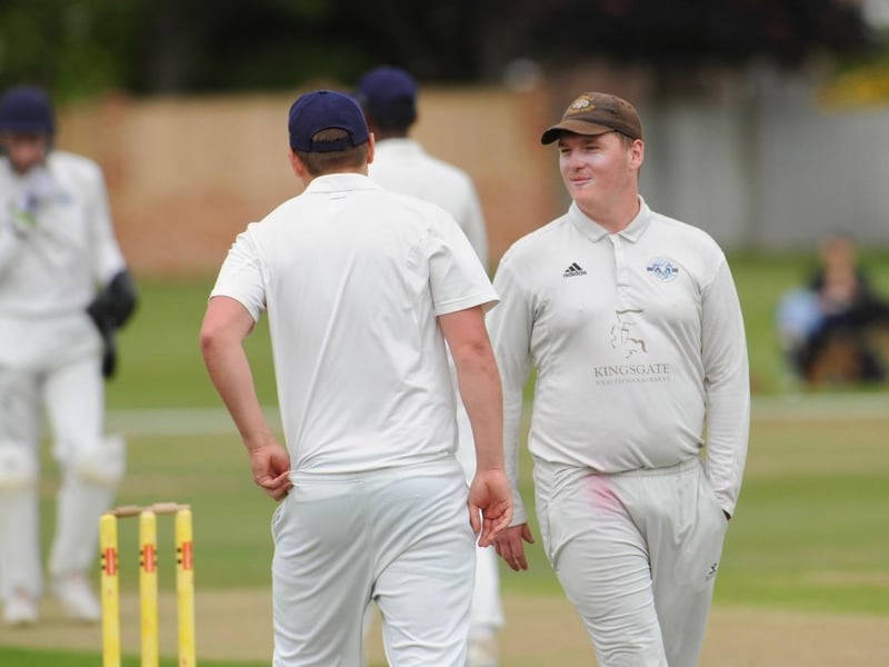 Action between Littlehampton CC and Slinfold CC in Division 3 West of the Sussex Cricket League
