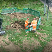 Roads around Crawley have reopened, after a burst water main caused widespread flooding and left thousands of properties without water. Credit: Eddie Mitchell