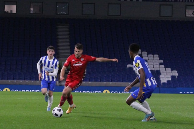 Brighton and Hove Albion v Worthing - Sussex Senior Challenge Cup final 2021/22 season. Picture by Cory Pickford