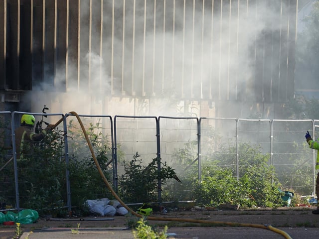 East Sussex Fire & Rescue Service were called to a fire at a disused multi-storey car park in Eastbourne, a spokesperson has confirmed.
