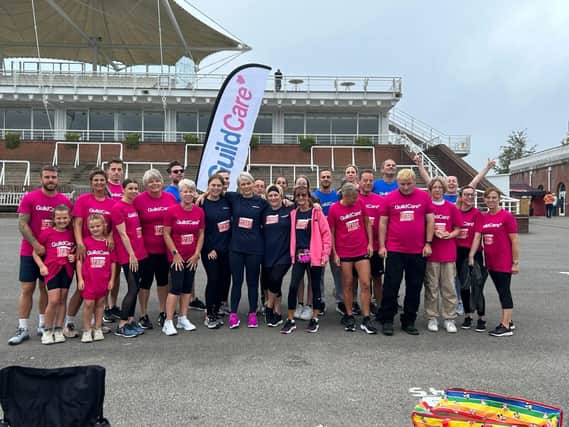 Runners take on Inflatable 5k in aid of Guild Care 