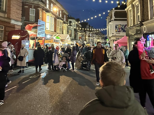 Christmas in Little Chelsea: Eastbourne residents enjoy festive event