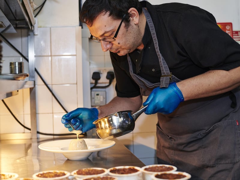 Head chef Norbert Marin is responsible for quality of food – and he is doing a sterling job. Photo: www.studiodog.co.uk