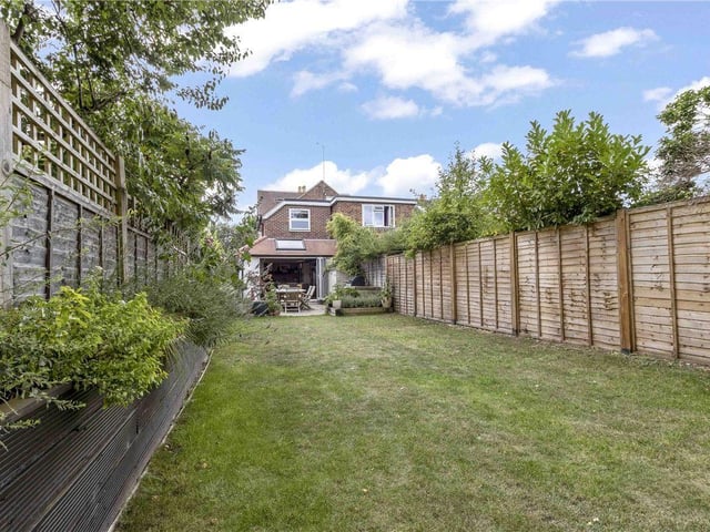 The property comes with access to a garden office.