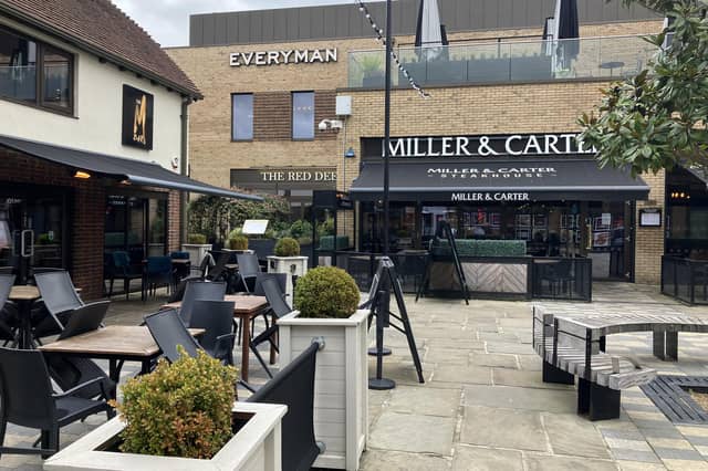 Piries Place in Horsham is now a thriving centre with a number of restaurants, Everyman cinema and Premier Inn hotel