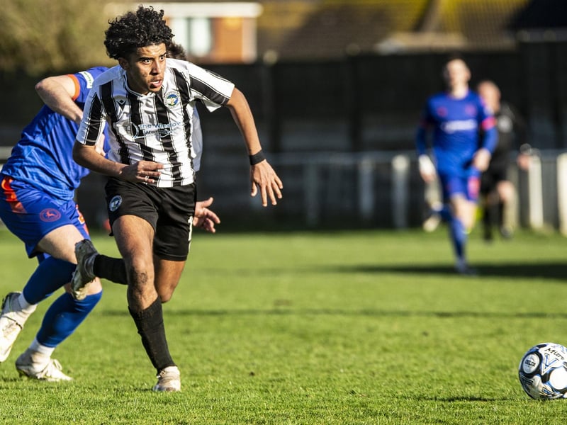Action from Peacehaven and Telsombe's win over Midhurst and Easebourne in the SCFL premier