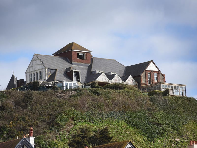 View of the old Eversfield Chest Hospital building taken from Sea Road in St Leonards.