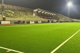 Saltdean's newly revamped ground looking splendid under the lights | Picture: Brandon Wright