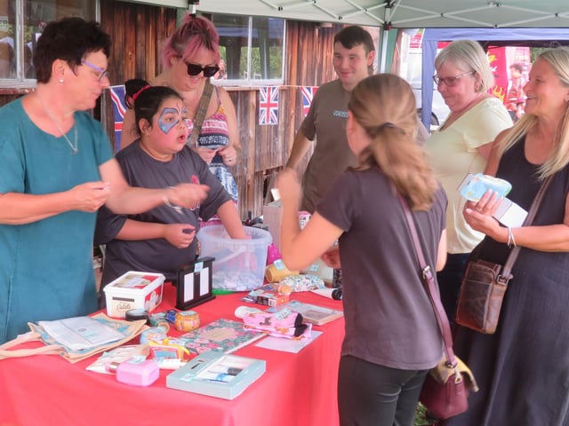 There were lots of interesting stalls