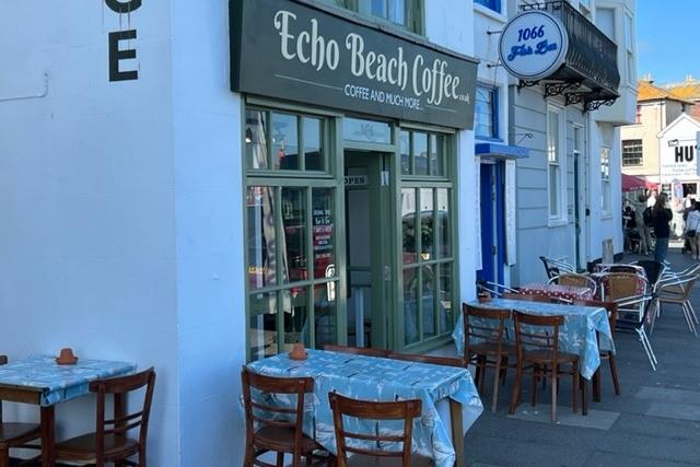 The front of Echo Beach coffee lounge