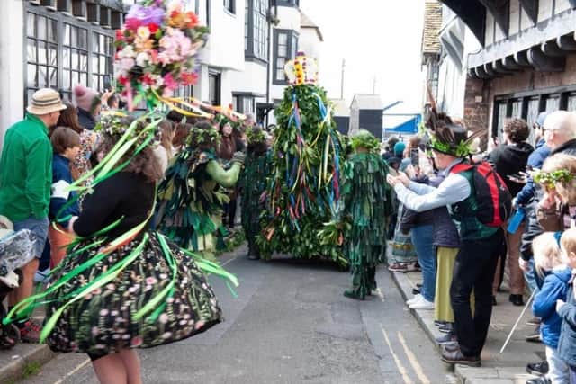 Hastings Jack in the Green procession