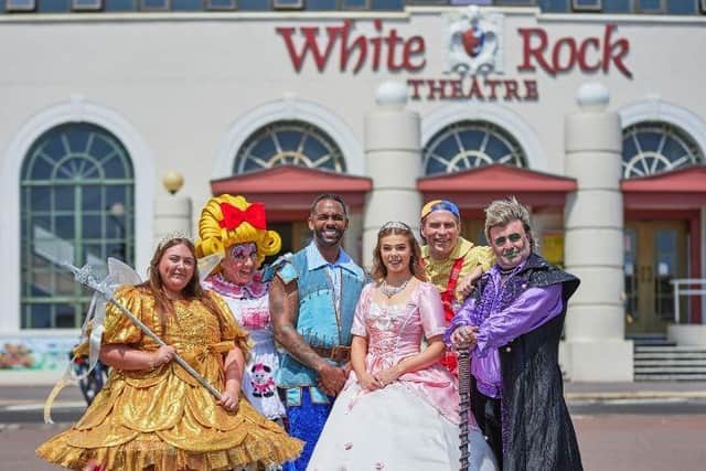 The cast of Jack and the Beanstalk at Hastings White Rock - 2025