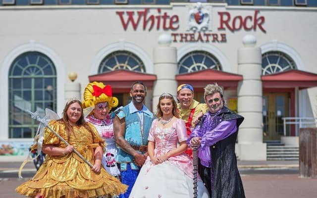 The cast of Jack and the Beanstalk at Hastings White Rock - 2025