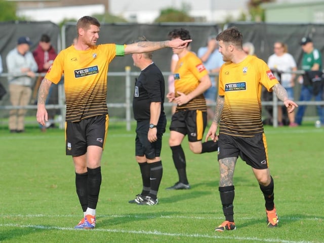 Littlehampton Town v Burgess Hill Town in the FA Trophy