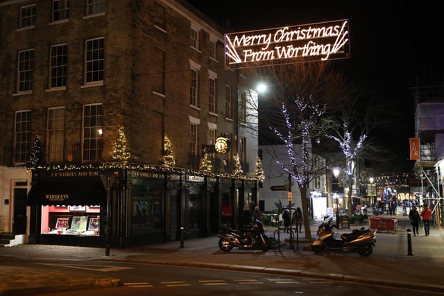The lights in Warwick Street in 2017
