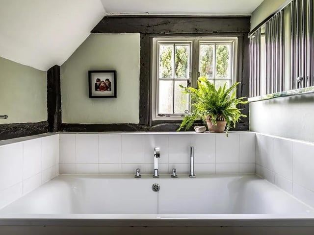 The property has three beautiful bathrooms.