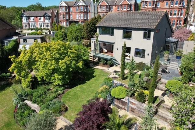 The unique property is set in huge grounds