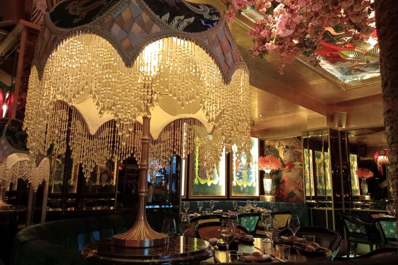 The stylish surroundings of The Ivy Asia, Brighton