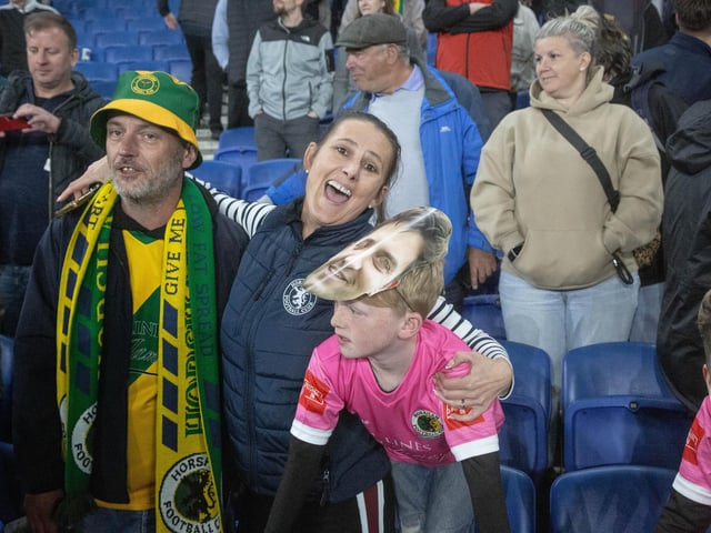 Horsham FC are champions of Sussex again after their last-gasp Sussex Transport Senior Cup final win over Littlehampton Town.