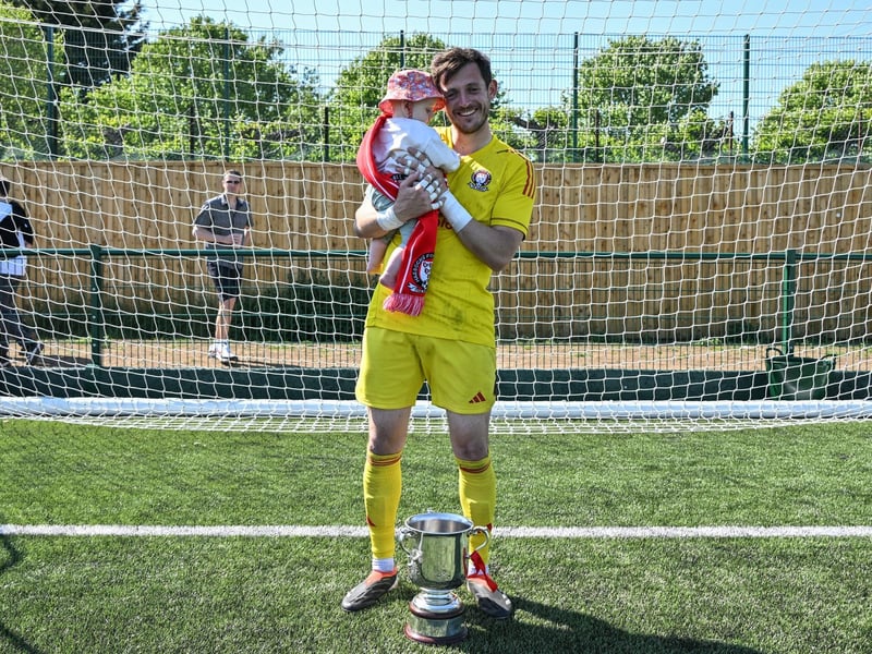 Hassocks FC win the 2024-25 Peter Bentley Cup