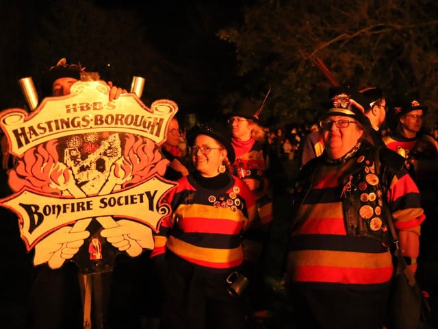 Rye Bonfire 2024. Photo by Andrew Clifton