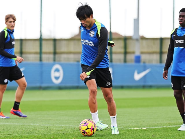 The Japan international is a constant threat down the left flank for Brighton