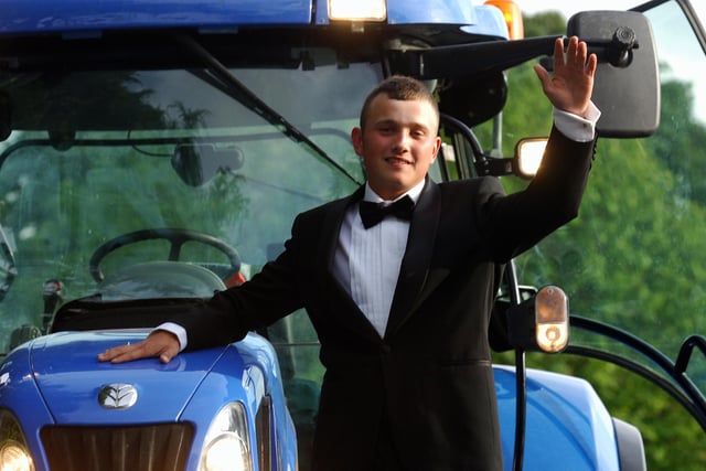 Farmer George Brundle at the Westergate Community College prom in June 2008