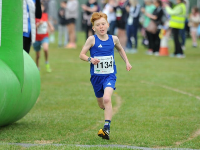 Burgess Hill 10k section of the May bank holiday weekend Mid Sussex Marathon.  Event - Burgess Hill Mid Sussex Mile.  HR26050501. Pic Hollie R/Iconic Media Group : Burgess Hill races at the 2026 Mid Sussex Marathon